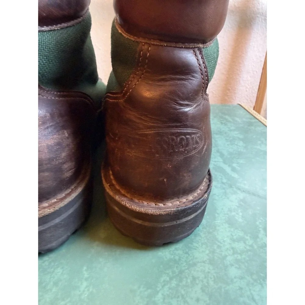 VTG 90s Danner Light 33200 Gore-Tex Hiking Boots Brown Green USA Made Gorpcore